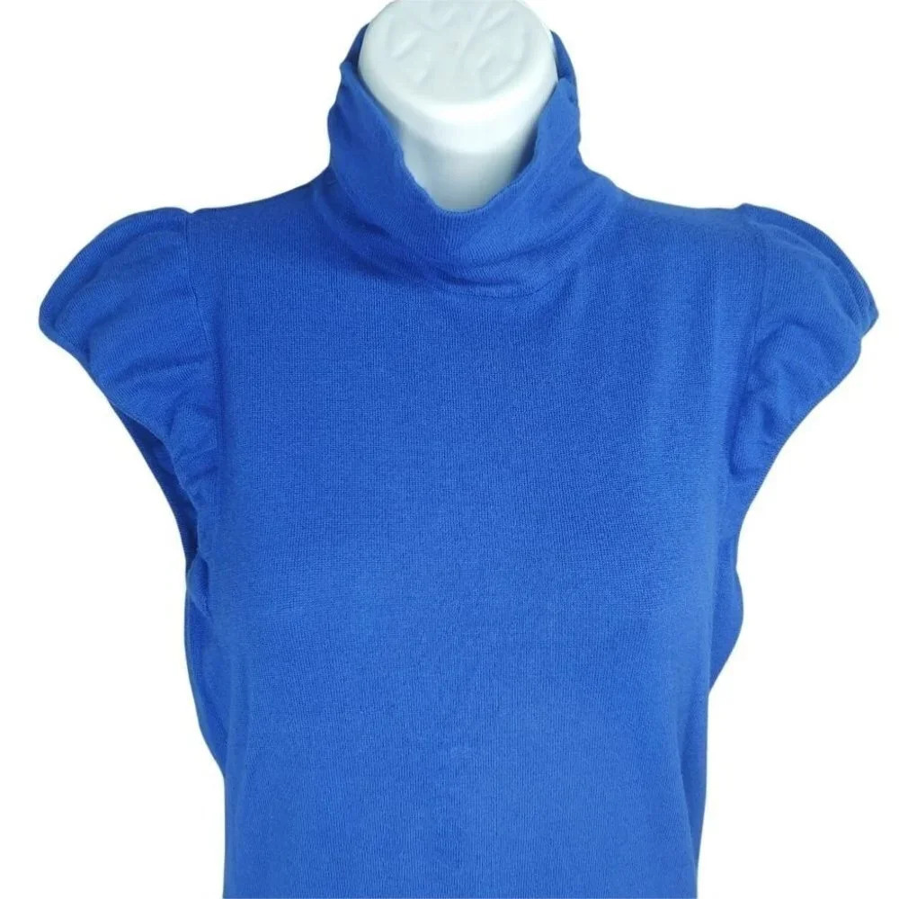 Jo&Co Jeans Royal Blue Knit Pencil Dress, S - Picture 2 of 6
